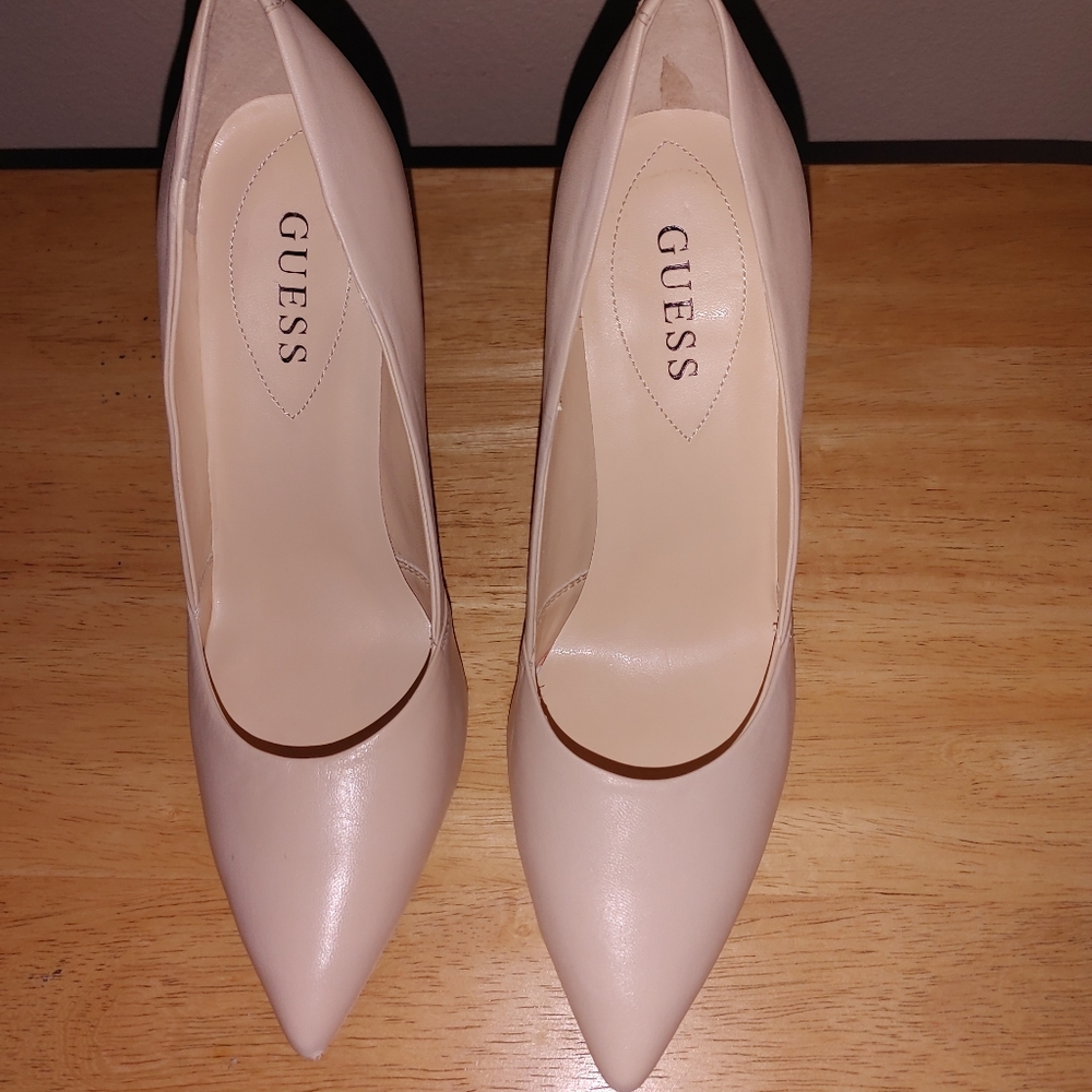 Guess Light Leather Heels